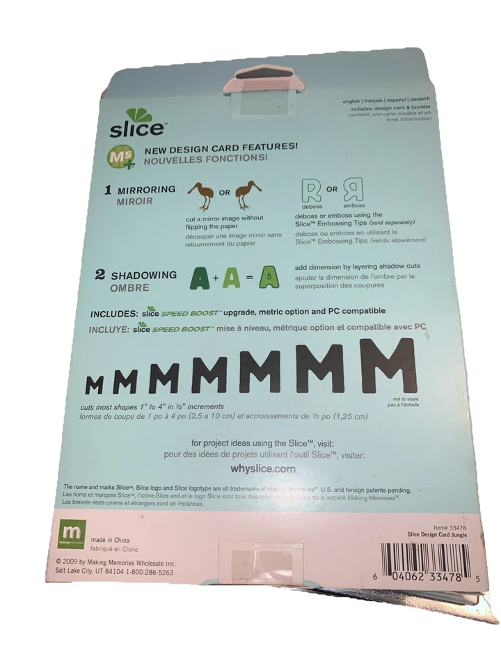 Tarjeta de diseño Making Memories Jungle Slice Foto 4 de 4