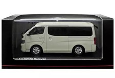 Nissan NV350 Caravan 1/43 Diecast Model White Pearl Used Kyosho KS03639BW