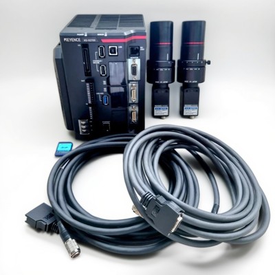 KEYENCE XG-X2700 Controller w/ XG-H500C XG-H500M Cameras CA-LMHR08 Lenses&Cables
