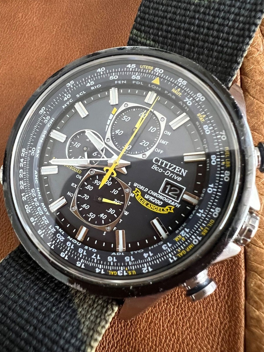 時計 CITIZEN ECO-DRIVE H800-T024190 Citizen World Chronograph Eco-drive H800 Radio Controlled Watch