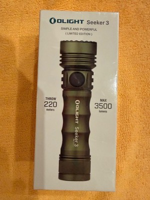 Olight Seeker 3  OD  Green Rechargeable LED Flashlight 3500lm 220m BRAND NEW!!