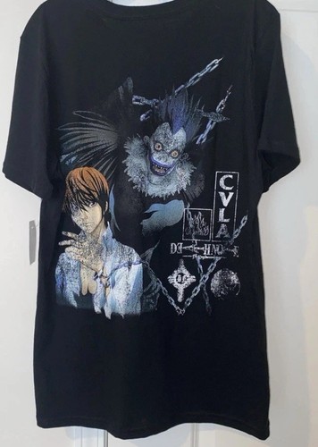 Death Note Ryuk Light Yagami Anime T-Shirt CVLA Civil Los Angeles Black Size M