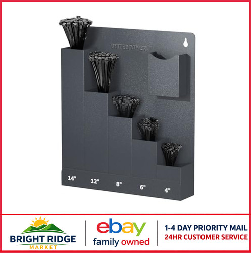 Cable Tie Organizer with 5 Compartments for Easy Access and Storage