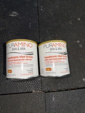 2 New Puramino DHA ARA Hypoallergenic Infant Formula Exp 3/01/2026 14.1 Oz