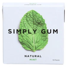 All Natural Gum Mint 15 Count(Case Of 12) By Simplygum