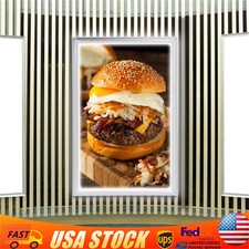 24"x36" LED Backlit Poster Frame Art Picture Light Box Advertising Display Frame