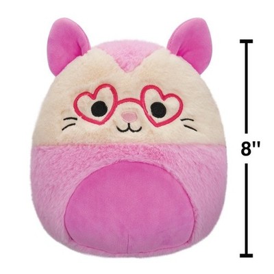 Squishmallows FuzzAMallow Official Chambless the Pink Opossum 8