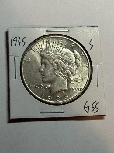 1935-S Peace Dollar Nice UNC Better Date San Francisco Mint