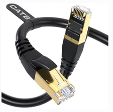 DbillionDa Cat8 Ethernet Cable 50ft High Speed Performance 40Gbps Indoor/Outdoor