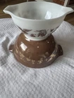 Pyrex Vintage Early American Cinderella Mixing Bowls Set of 2 #441 #442