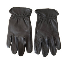 BLACK DEERSKIN LEATHER GLOVES MEN'S SIZE XL