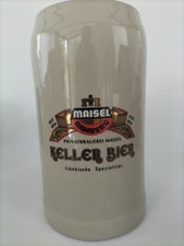 Bierkrug Bamberg MAISEL KELLERBIER 1,0l Maßkrug Humpen Seidel Rarität
