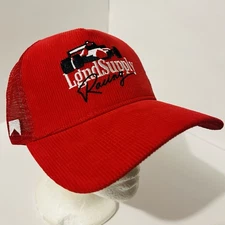 LGND Supply Co. RACING TEAM Corduroy Mesh Snapback hat Trucker Ballcap NWT