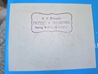 Vintage Tradec Card White Sewing Machine, Horse, Pony  — photo 2