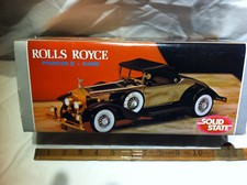 1931 ROLLS ROYCE PHANTOM II SOLID STATE VINTAGE RADIO IN ORIGINAL BOX