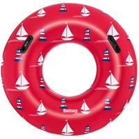 Bestway Schwimmring Nautical Ø 119 Cm, StrapazierfäHiges Pvc, Maritim