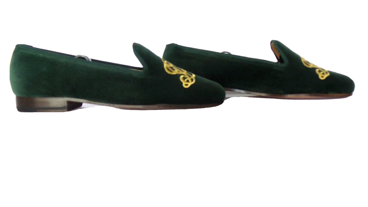 NEW CUTE Women s 575 Stubbs Wootton Green Velvet Slippers