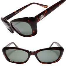 Genuine Vintage Timeless Retro Charm Subtle Cat Eye Shape Tortoise Sunglasses