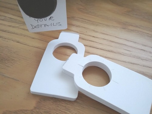Wine collection storage tags, 100 Vin Tags, BLANK DESIGN, 2 packs of 50 tags. - Picture 8 of 11
