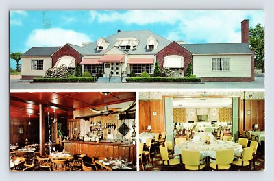 Postcard Connecticut Thompsonville CT Mountain Laurel Restaurant 1960s Unposted