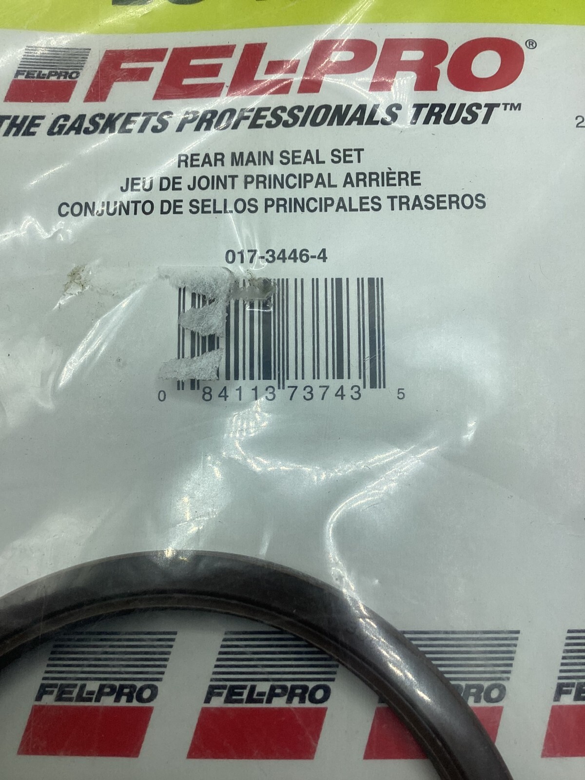 (QTY 1) FelPro Rear Main Seal BS 40620 For Ford 6.8L, 5.8L, 5.4L, 5.0L