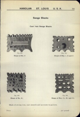 1918 PAPER AD Swage Block Cast Iron Western Chief Countershaft Blast Gate