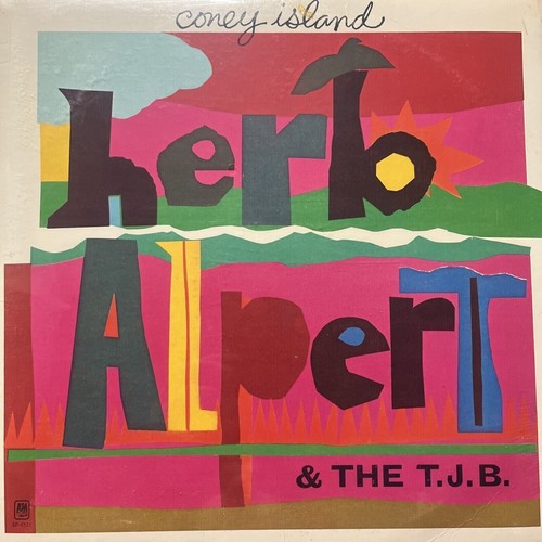 New HERB ALPERT AND THE T.J.B CONEY ISLAND VINYL RECORD LP SEALED 1975