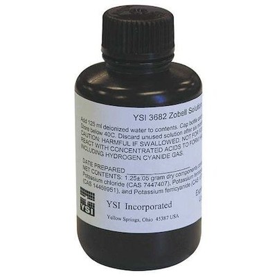Ysi 3682 Zobell Solution,270.0 To 198.5 Mv,125 Ml