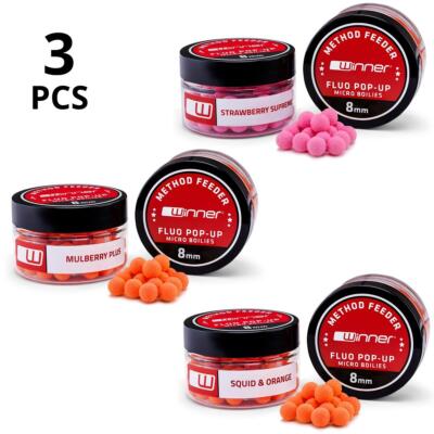 Method/Feeder Fluo Pop-up 8mm Fruit-Mix Karpfen-Köder