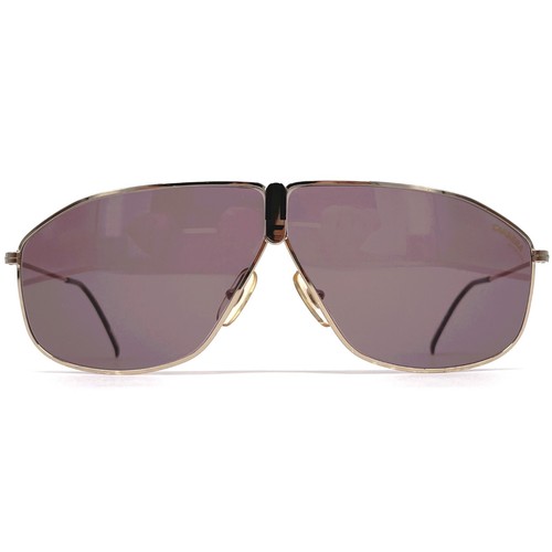Vintage CARRERA 5438 "ULTRASIGHT" sunglasses - 80's Austria - GOLD/GREY - Large - Bild 3 von 10