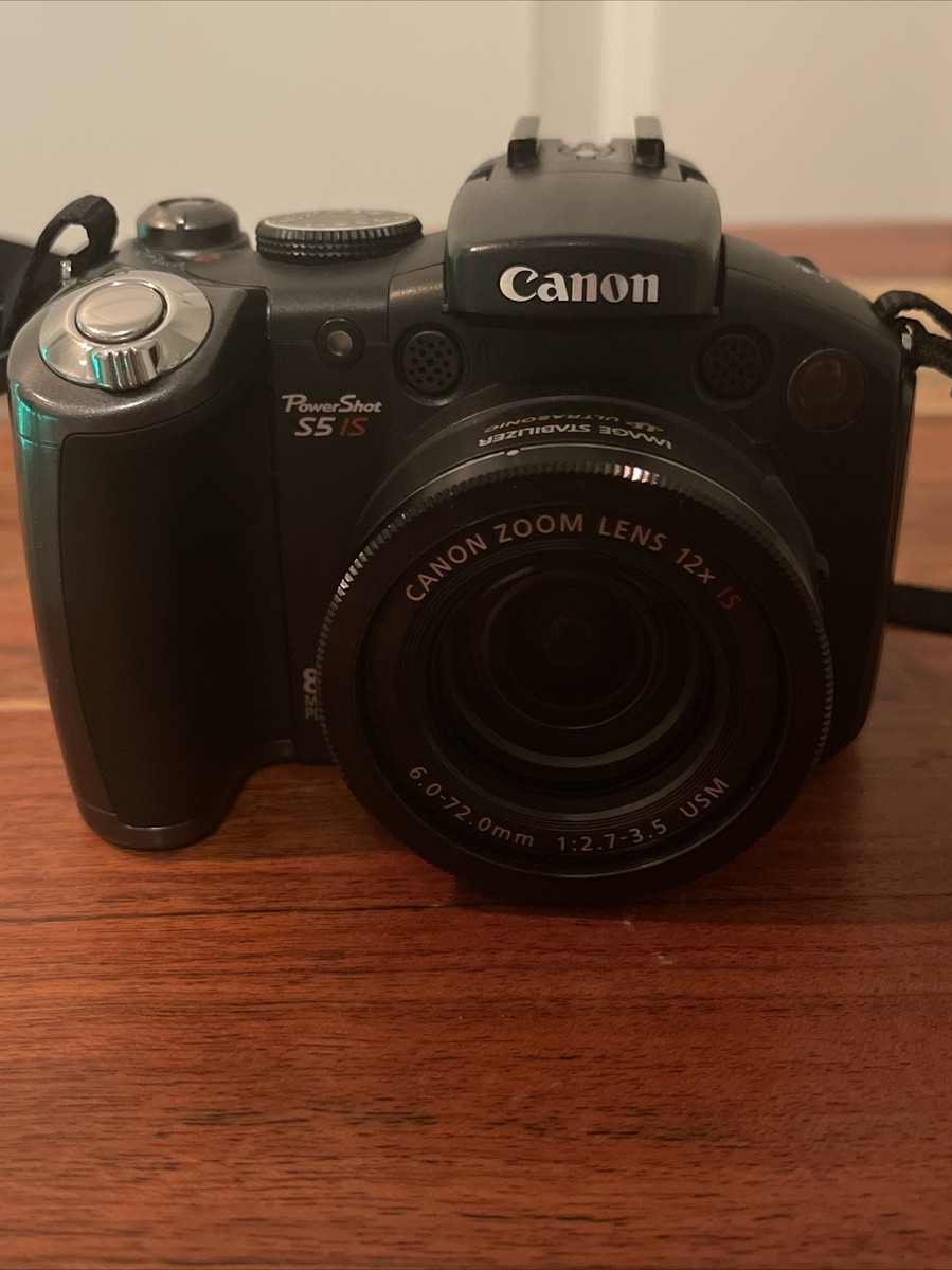 Canon PowerShot S5 IS 8.0MP 12x Optical Zoom Digital Camera