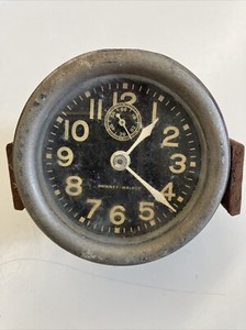 Antique Phinney Walker Co. Keyless Clock Eight Day Rim Wind Circa Early 1900s