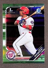 2019 Bowman Chrome #BCP-247 Israel Pineda 1st Bowman RC Green Refractor SP #/99