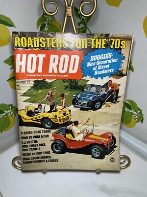 【Hot Rod】　ヴィンテージマガジン　1970年代 Hot Rod Magazine September 1970 Roadsters For The '70's | eBay