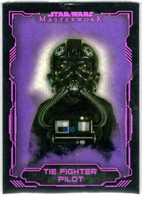 STAR WARS 2016 TOPPS MASTERWORK PURPLE PARALLEL BASE 23 TIE FIGHTER PILOT 12/25