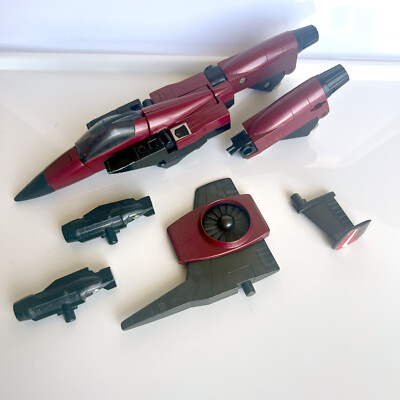 Thrust 1985 Vintage Hasbro G1 Transformers jet figure PARTS/ACCESSORIES