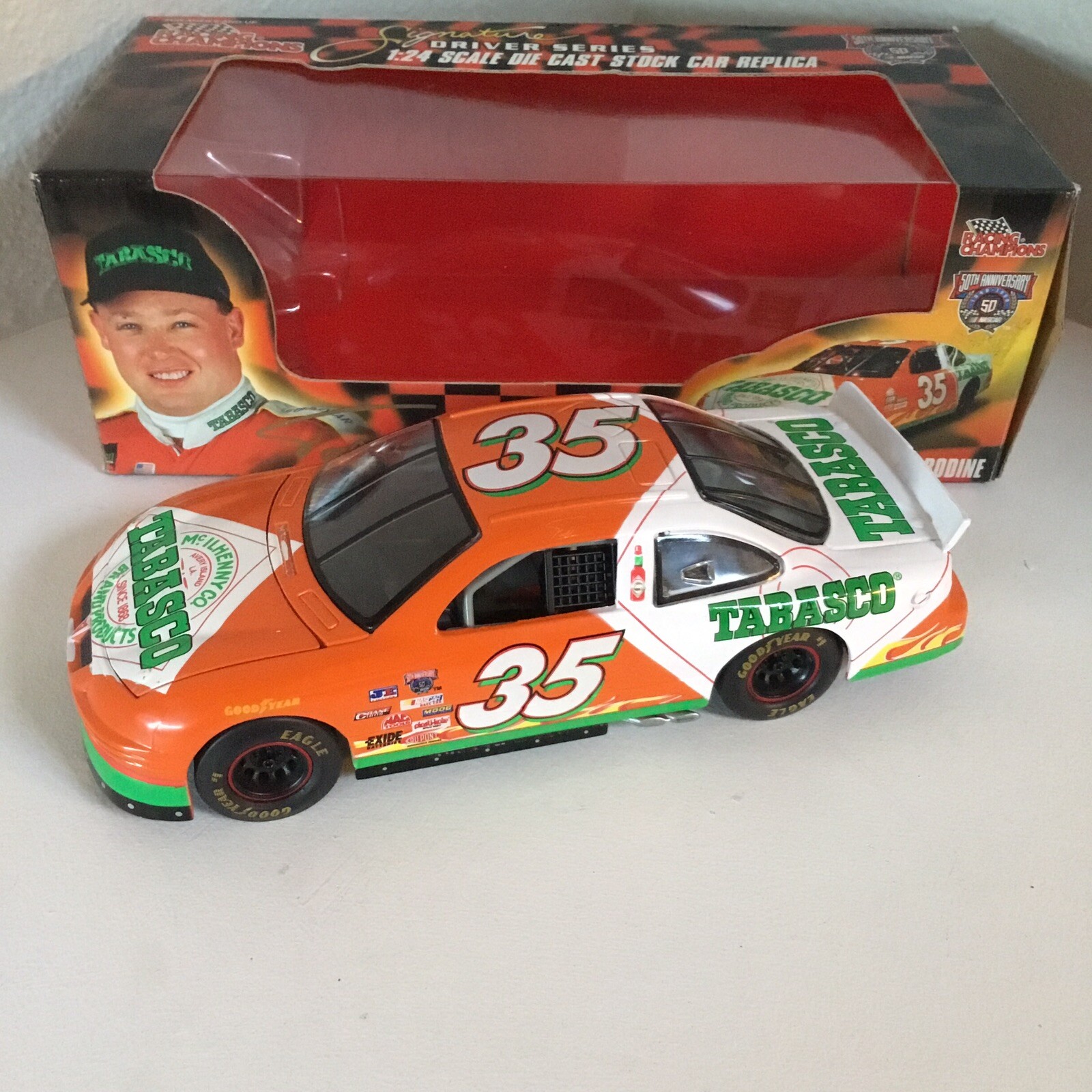 1 24 Todd Bodine Tabasco Pontiac Grand Prix Nascar 50th Anniversary Edition 1 24 Todd Bodine Tabasco Pontiac Grand Prix Nascar 50th Anniversary Edition