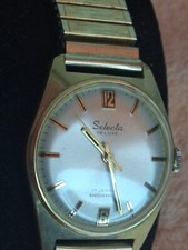 Selecta  DE LUXE  Vitage Armbanduhr mit AHS Werk
