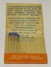 Matchbook Cover Hicksville Motor Lodge Long Island New York NY Astro Motor Lodge — photo 3