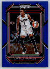 Danielle Robinson 2023 Panini Prizm WNBA Blue Prizm /175 #69 Atlanta Dream
