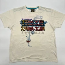 Vintage Fishbone T Shirt Adult XL White Super Tokyo Massaker Tee Japan