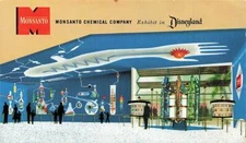 Vintage Monsanto Advertising Exhibit Disneyland Postcard P229