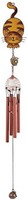 Stealstreet Ss-g-99284 Wind Chime Copper And Gem Cat Garden Bell Decoration H... on sale Stealstreet Ss-g-99284 Wind Chime Copper And Gem Cat Garden Bell Decoration H... on sale