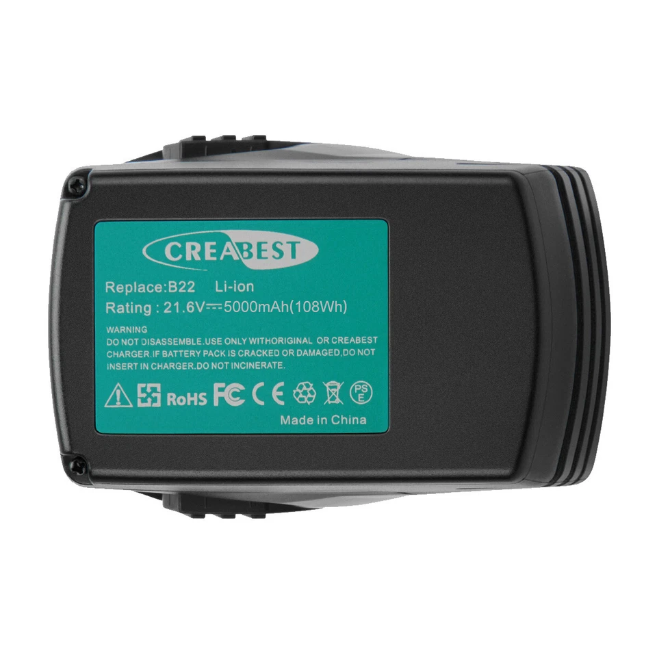 5Ah 21.6V Li-ion Akku Für Hilti B22, B22/3.3 B22/1.6 B22/2.6 HDE500-A22 WSR22-A  - Bild 2 von 4