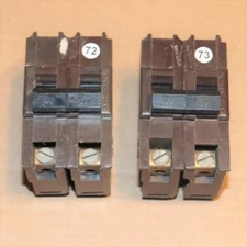 One FPE Federal Electric NA240 2 Pole 40 Amp Brown Full Size Thick Breaker