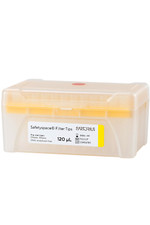 Sartorius SafetySpace Filter Tip,  120ul, Pre-Sterelized, Racked, (8x 960 Tips)