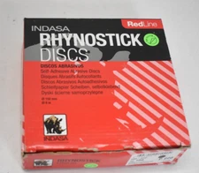 Indasa Rhynostick Discs Redline Sanding 220 Grit 6" PSA Sticky Back 100 Discs