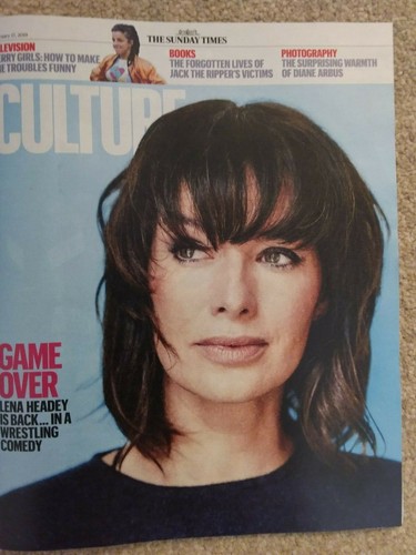 SundayTimes Culture mag : Lena Headley, Derry Girls, Marina Diamandis, D