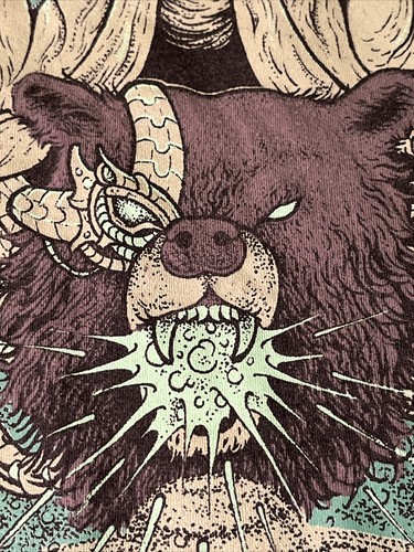 Gimme Metal T-Shirt Club for April Space Bear from Jimbob Isaac SIZE MEDIUM M - Picture 10 of 20