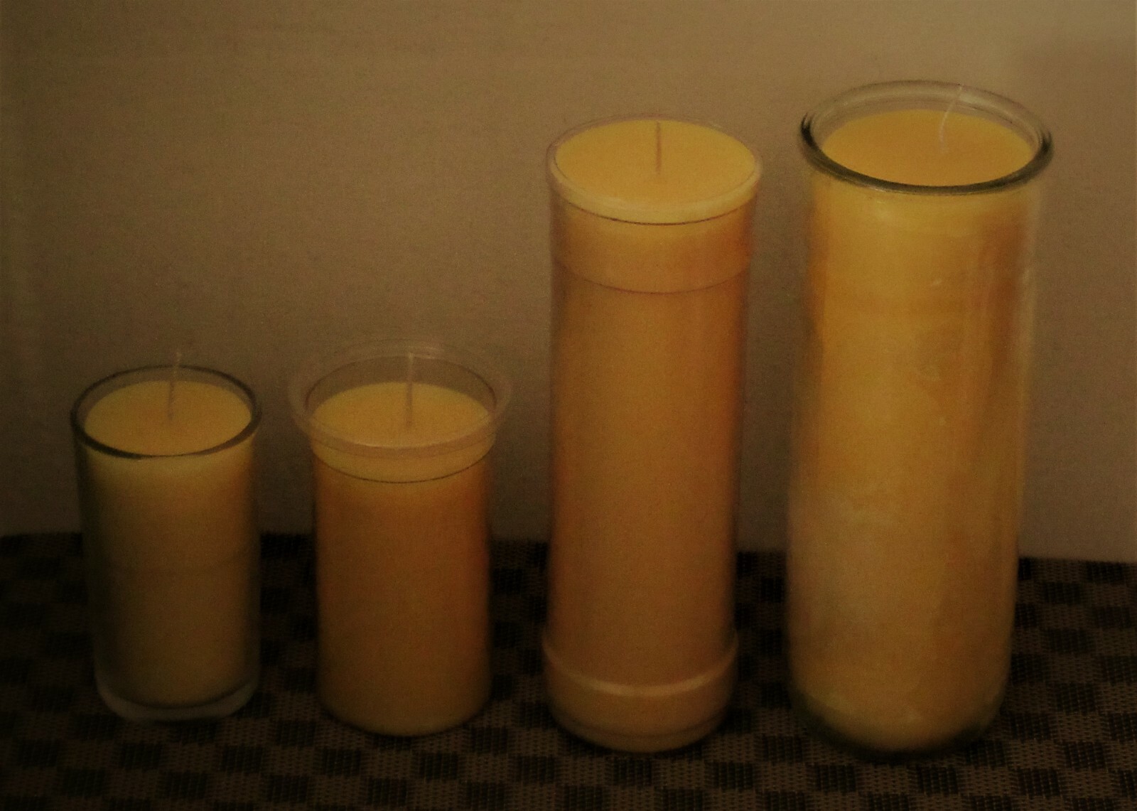 EMERGENCY BEESWAX CANDLE, Memorial, Yizkor, Yahrtzeit, Ner Neshomah, Yom Kippur,